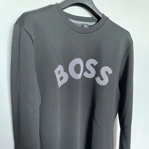 Boss “digital” print logo’d sweatshirt